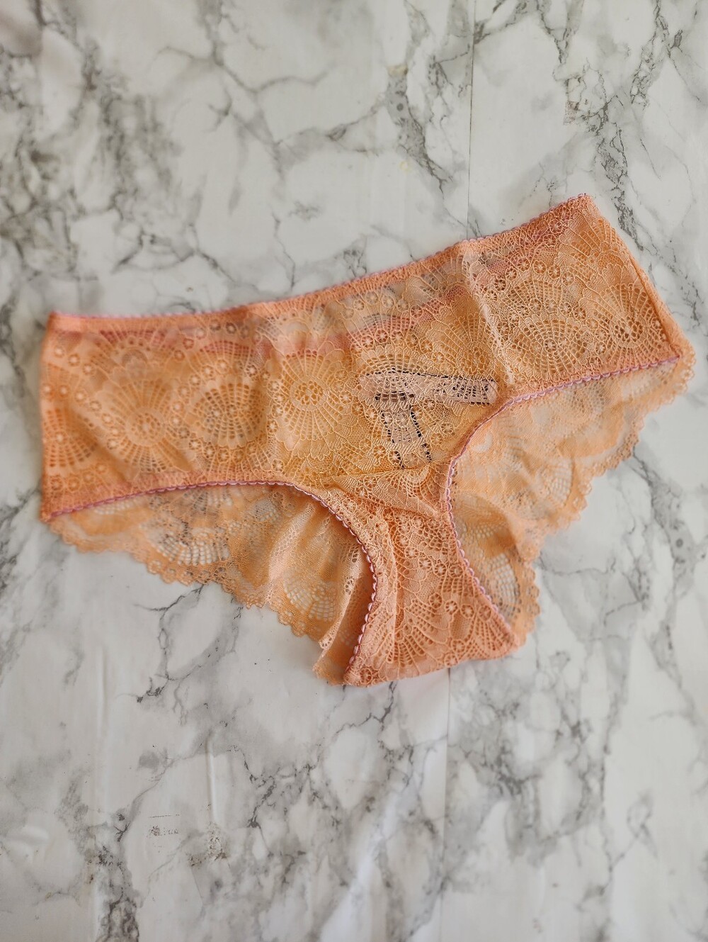 VS THE LACIE  GEO LACE UP CHEEKY PANTY L